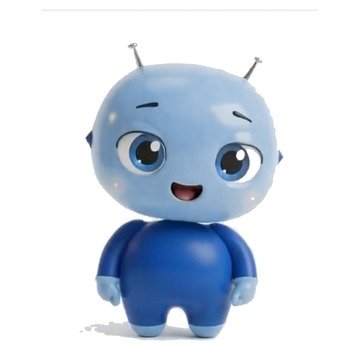 Robic, petit robot bleu